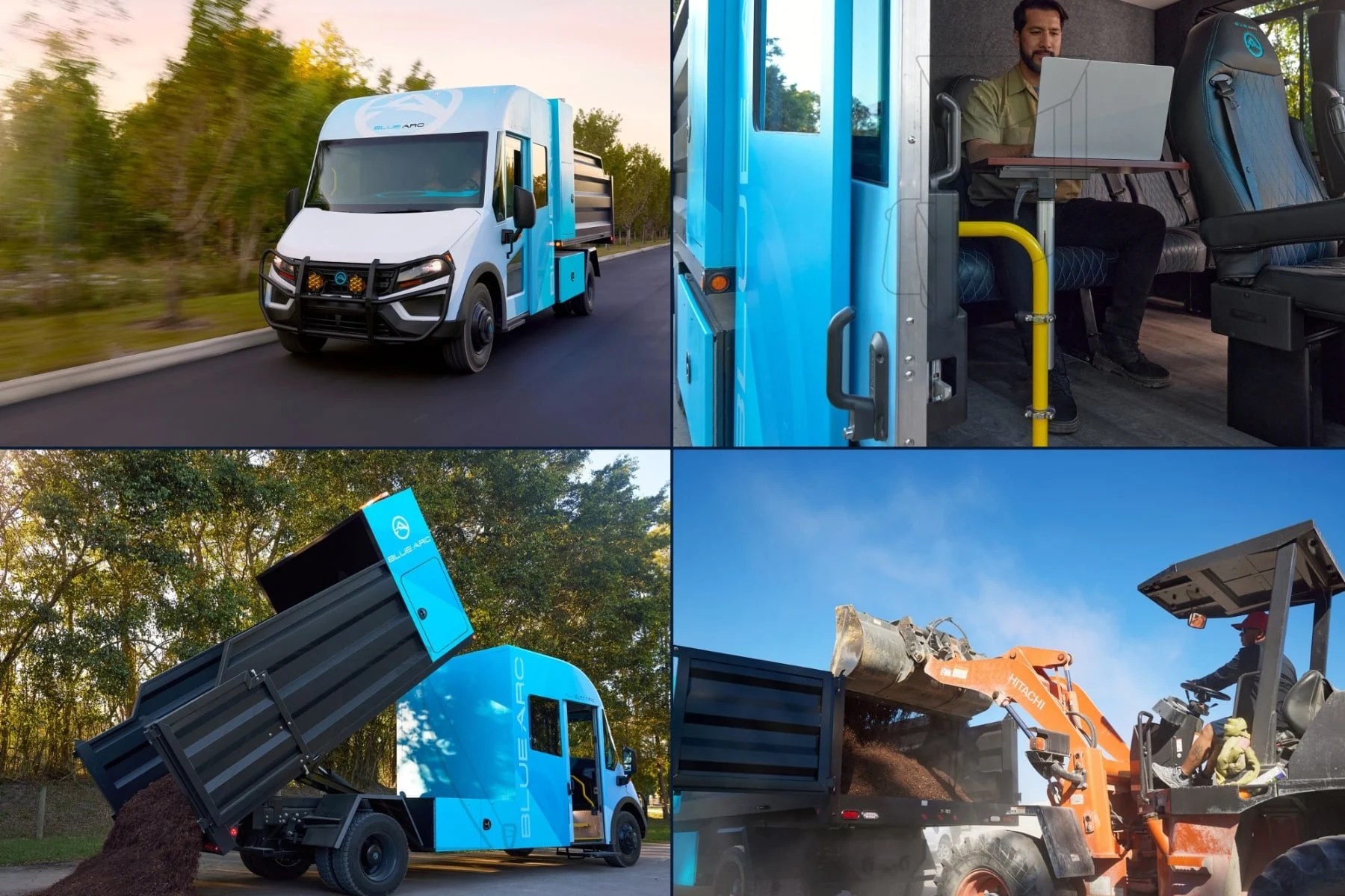 The Shyft Group Unveils Blue Arc Class 5 Crew Cab Electric Work Truck