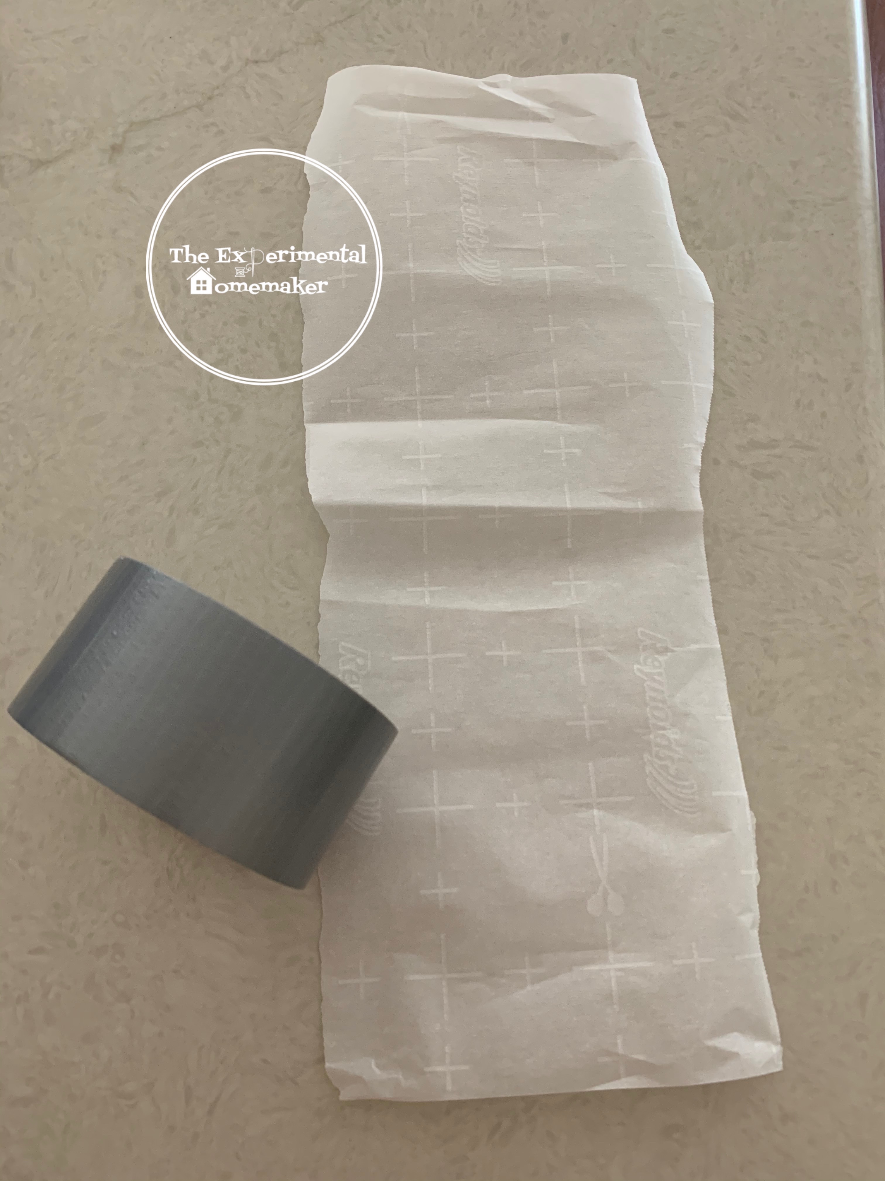 DUCT TAPE cutting HACK using parchment paper!!!