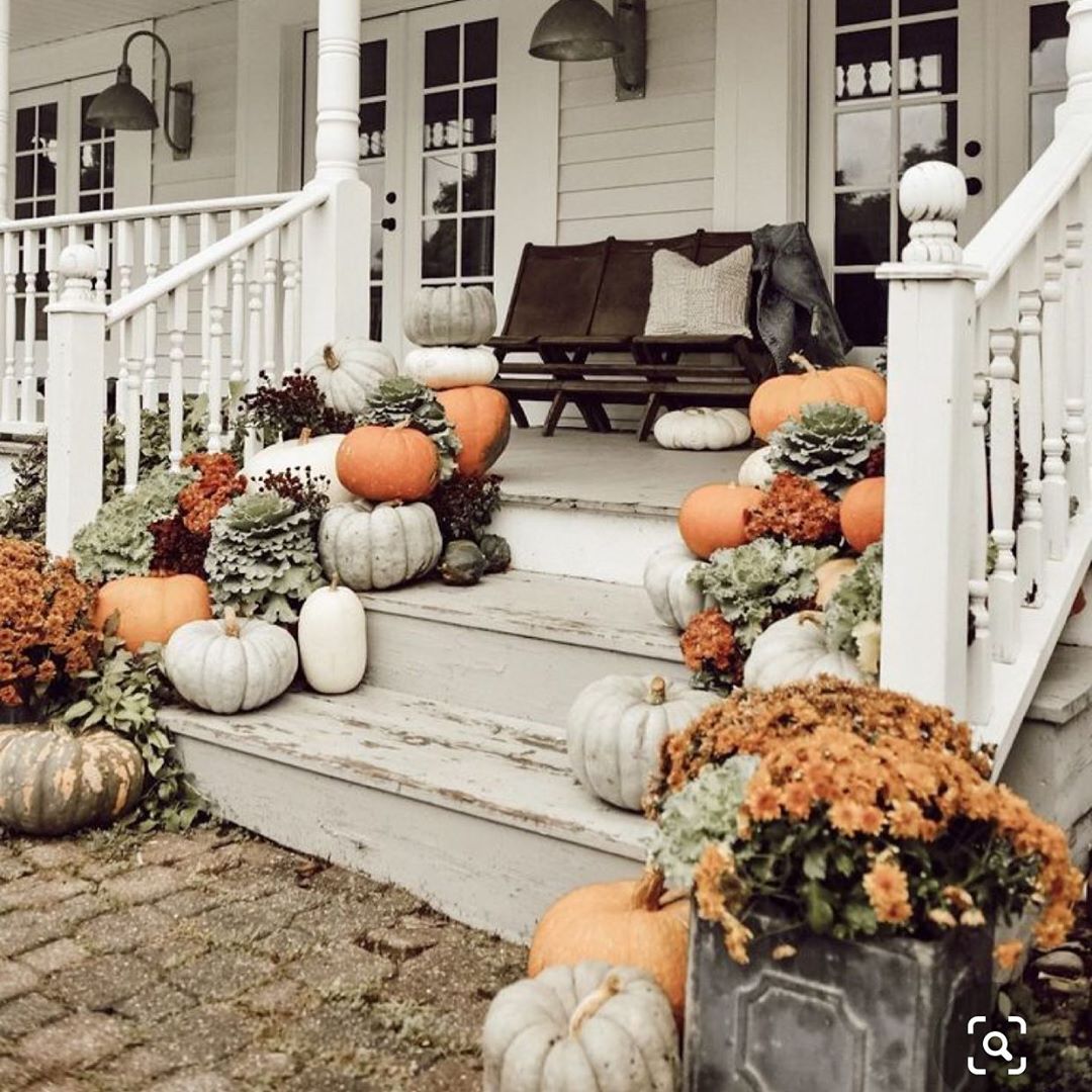 Rustic Fall Porch TheFab20s