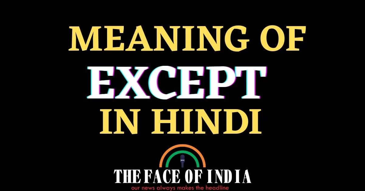 Except Meaning In Hindi
