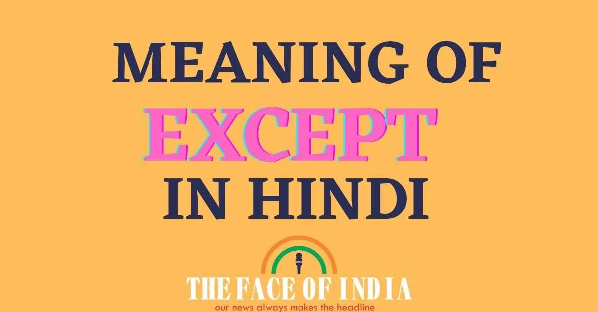 Except Meaning In Hindi
