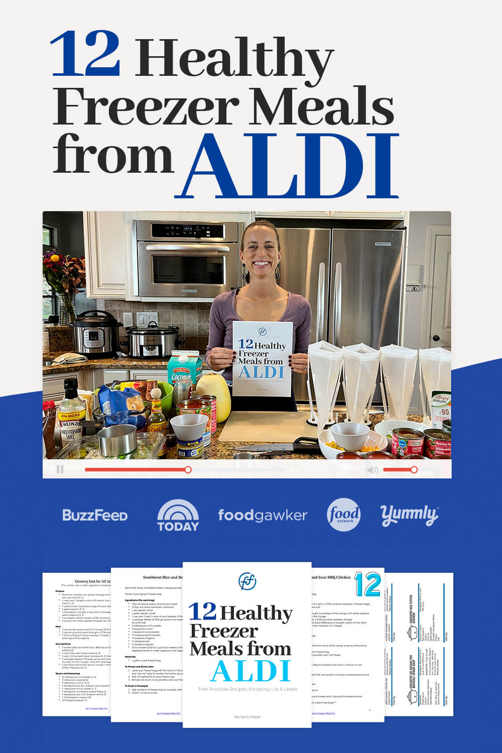 [FREE CLASS] 12 Healthy Freezer Meals from ALDI The Family Freezer