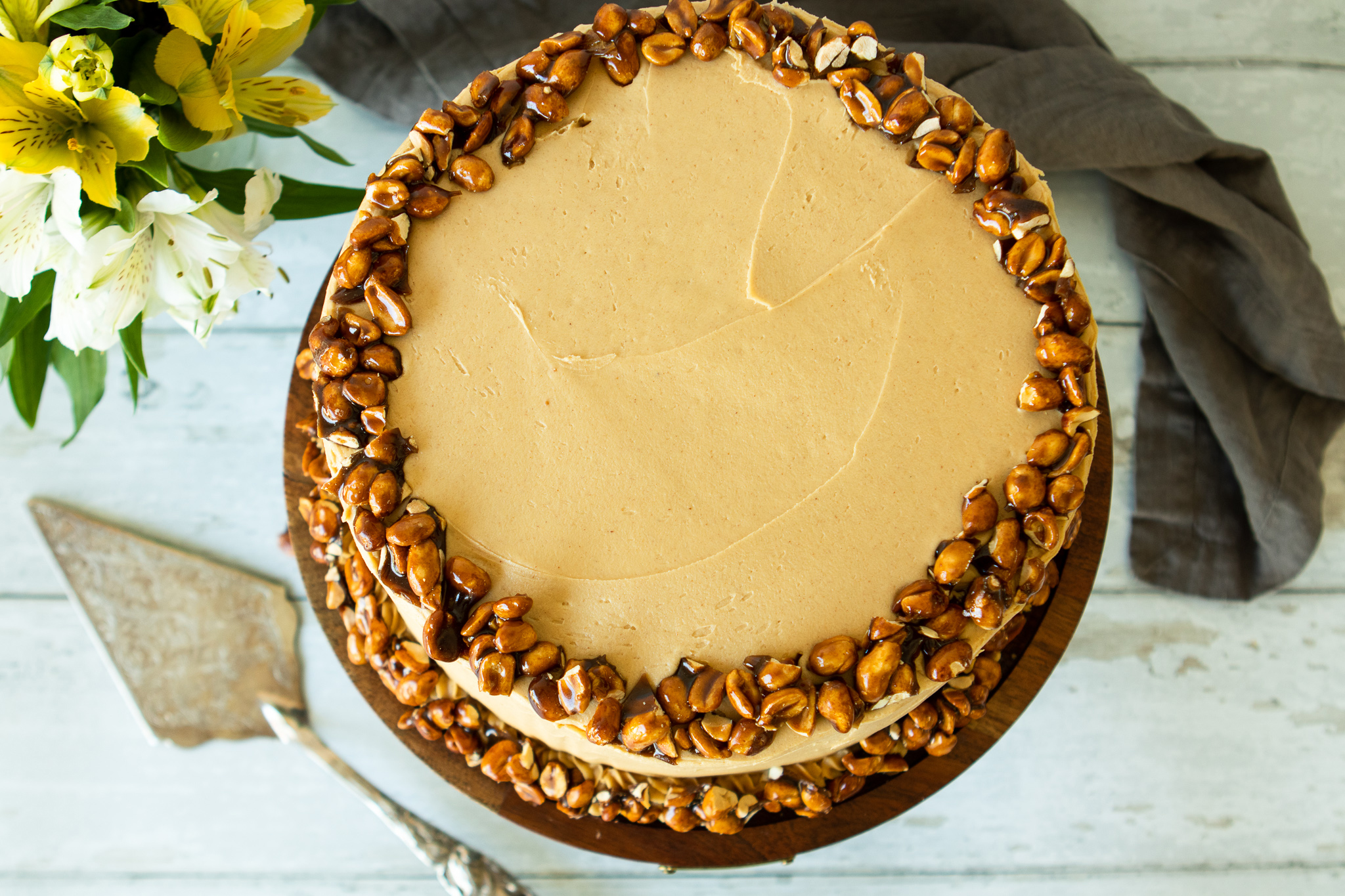 Southern Peanut Butter Cake The Fancy Pants Kitchen