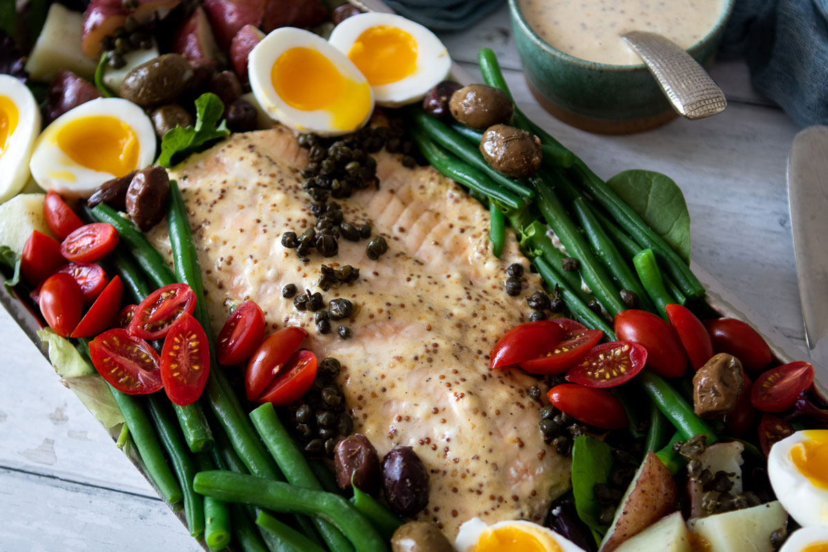 Salmon Niçoise Salad The Fancy Pants Kitchen