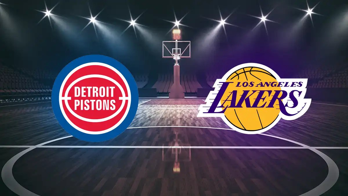 Onde assistir NBA Ao Vivo Detroit Pistons x Los Angeles Lakers