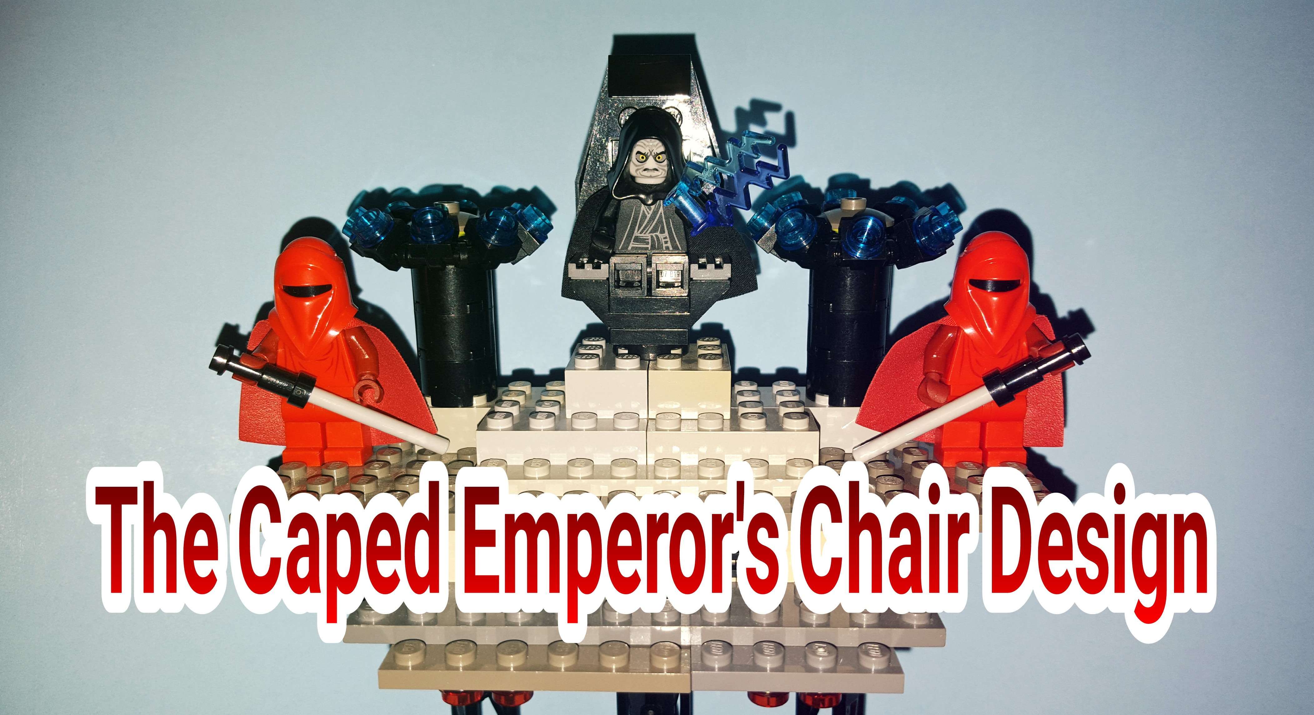Building a Chair for Lego Emperor Palpatine that Doesn’t hurt his Cape