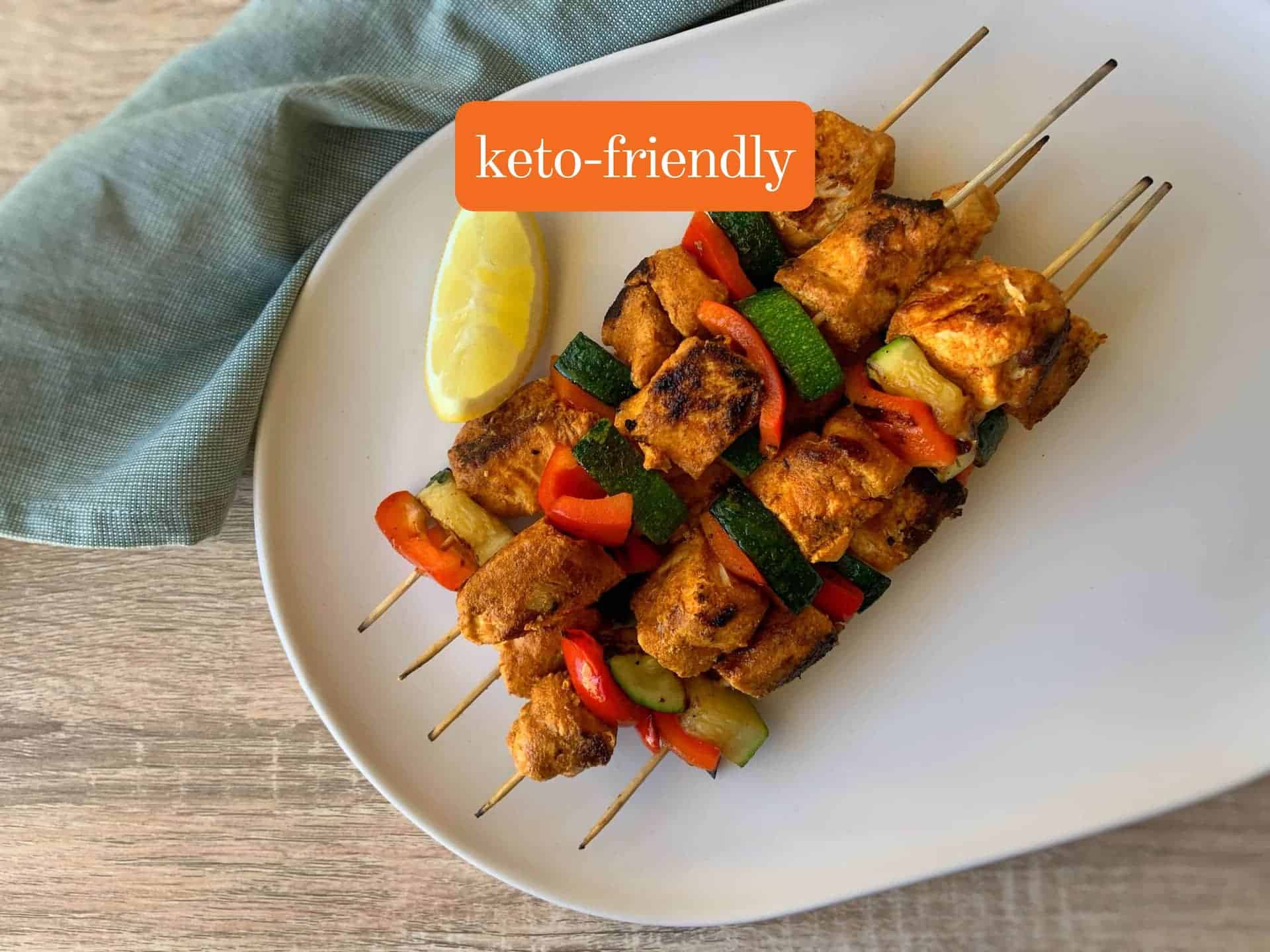 Keto Chicken Recipe Curried Kebabs The Fast 800