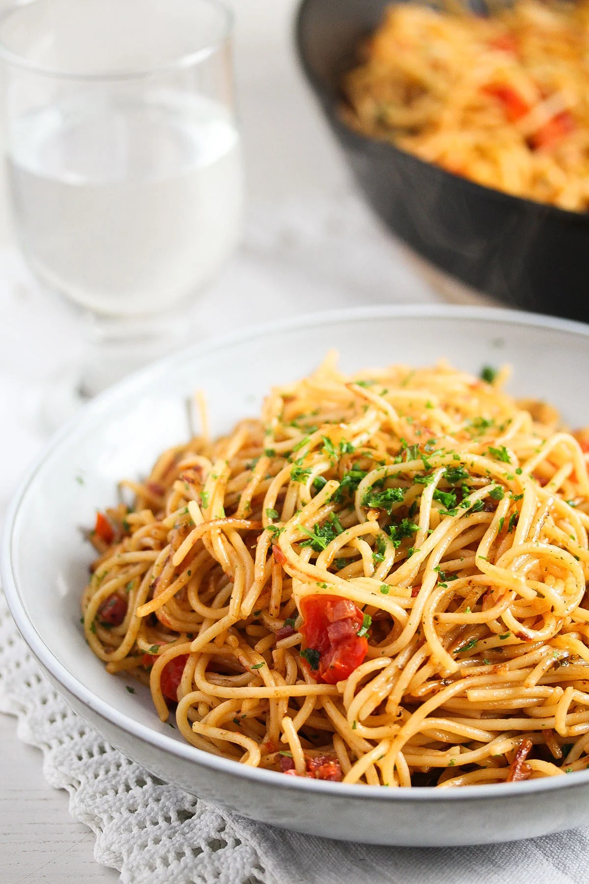 Quick Leftover Spaghetti Recipe » The Fast Recipe Food Blog