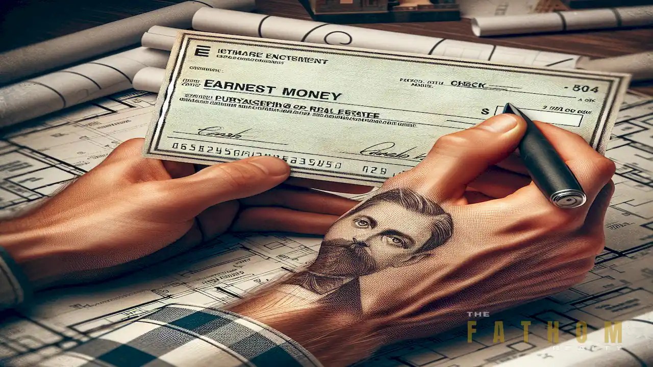 Handling Earnest Money Check Copy in Real Estate Transaction The