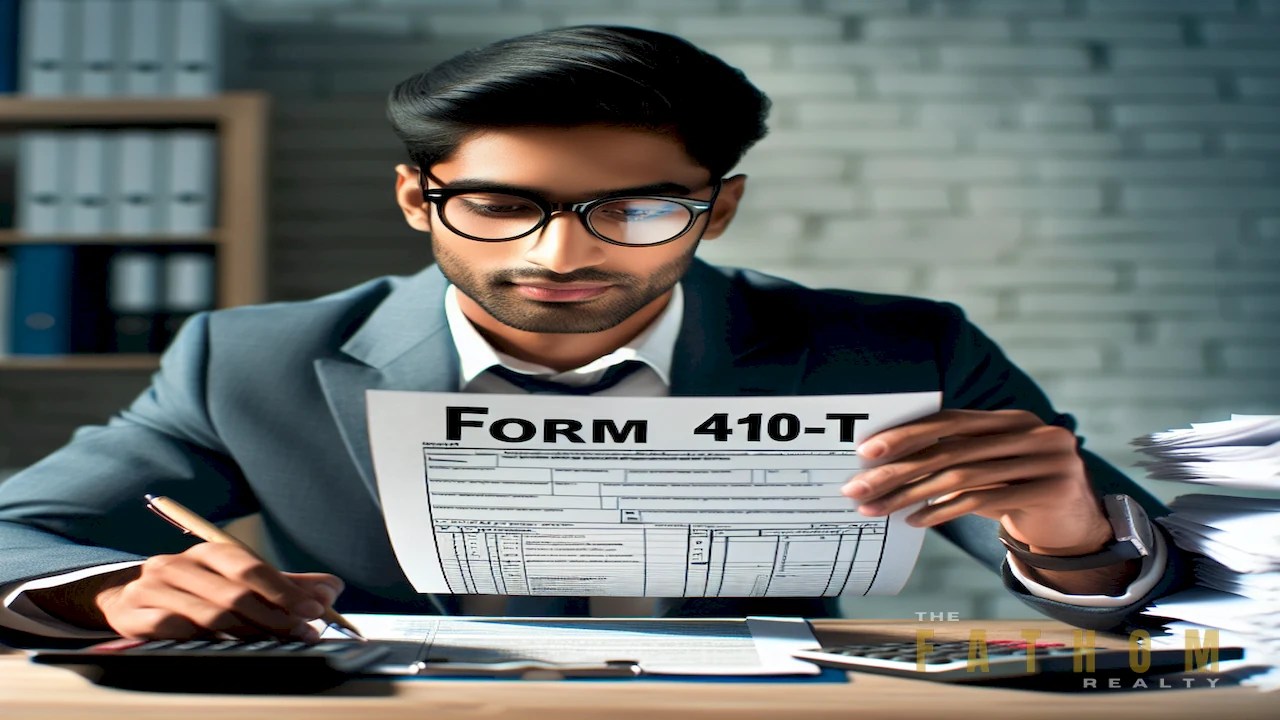 What is Form 410T and how does it benefit taxpayers The Fathom Realty