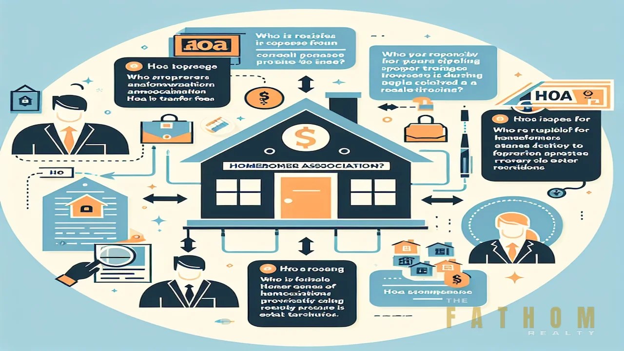 Who is responsible for paying HOA transfer fees at closing The Fathom