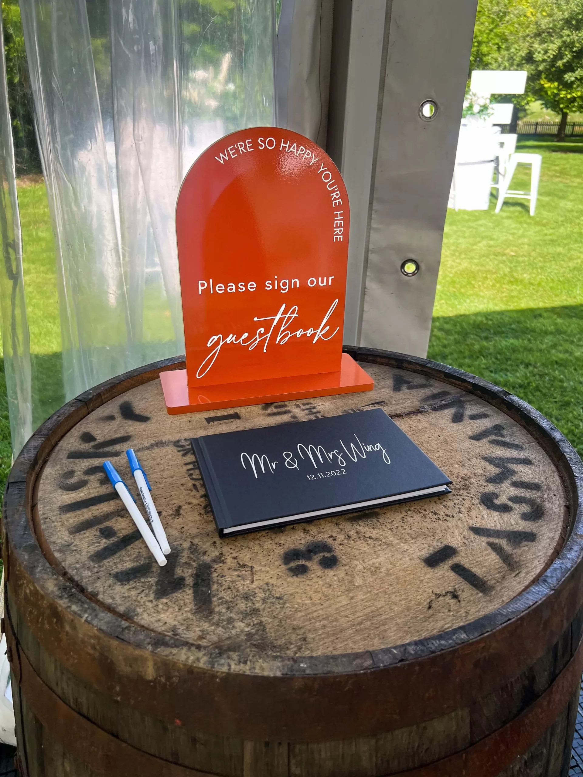 Wedding Signage Launceston Flying Colours Group Tas Group