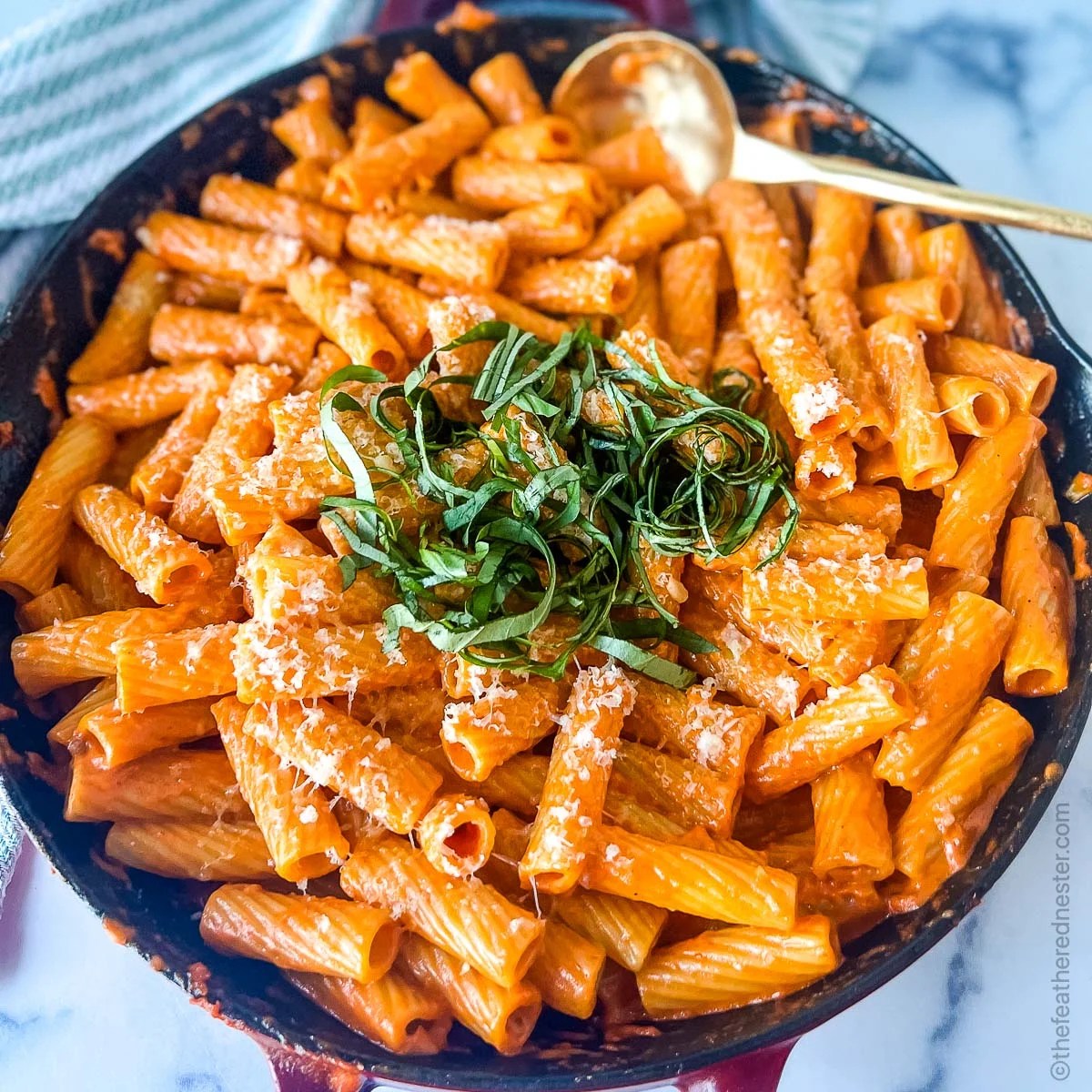Carbone Spicy Rigatoni Pasta The Feathered Nester