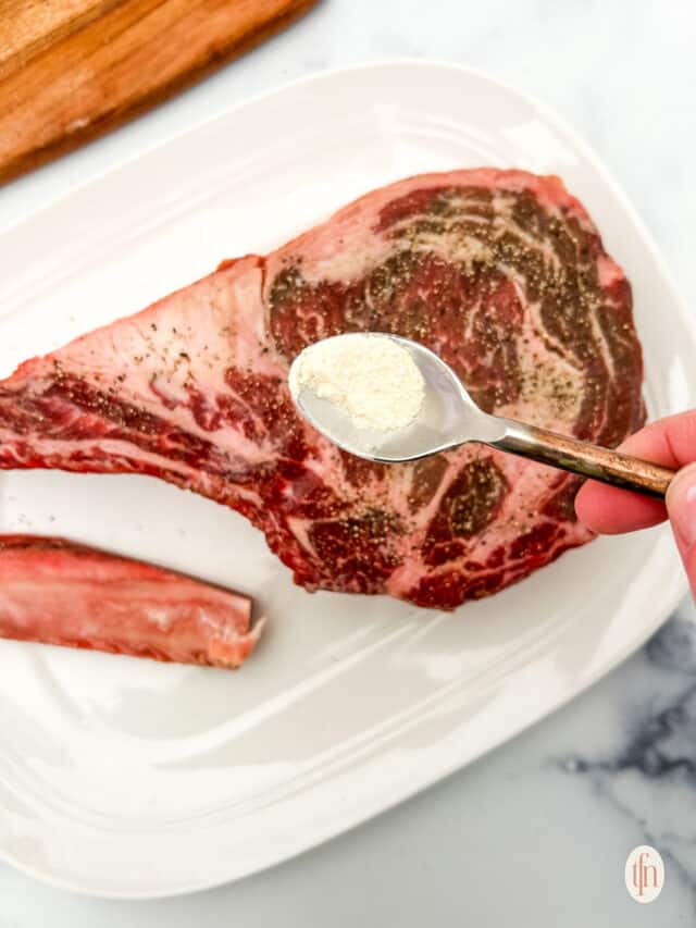Cowboy Ribeye Steak (aka Tomahawk or Bonein Ribeye) Recipe