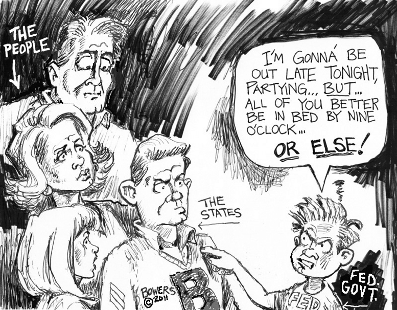 Illustration Tenth Amendment 10th Amendment Illustration of Many Recent Choices