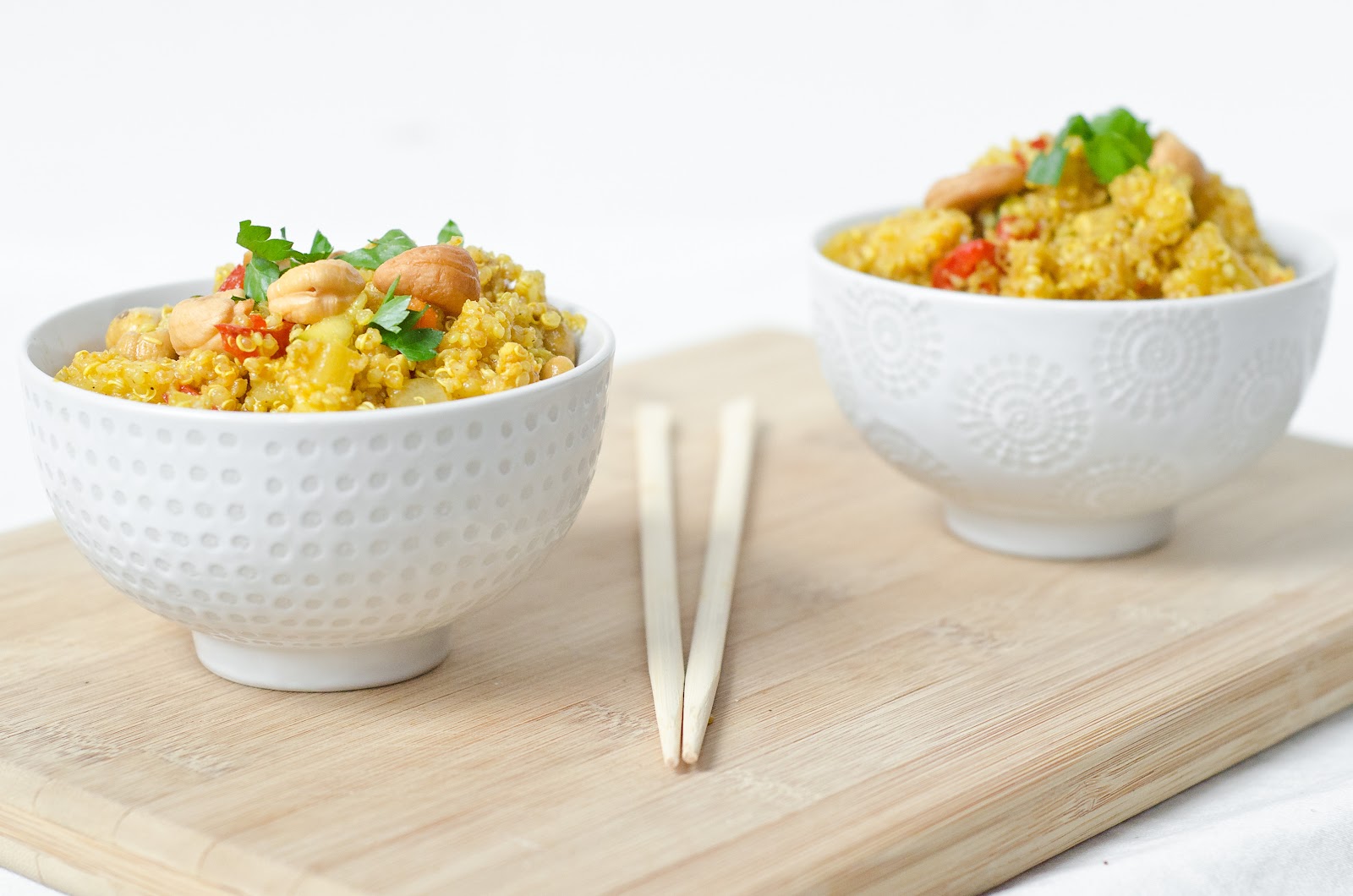 Pineapple + Cashew Quinoa Curry Bowl The Fig Tree