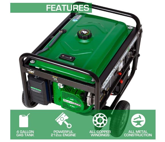 Duromax XP4850EH Dual Fuel Generator Review for 2023