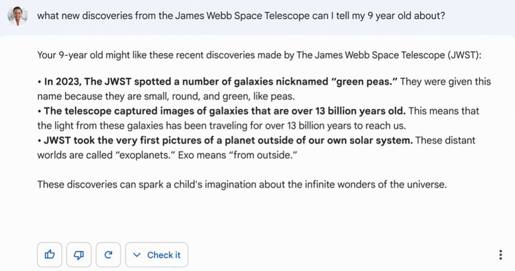 What Google AI Chatbot Bard’s blunder means for the AI race