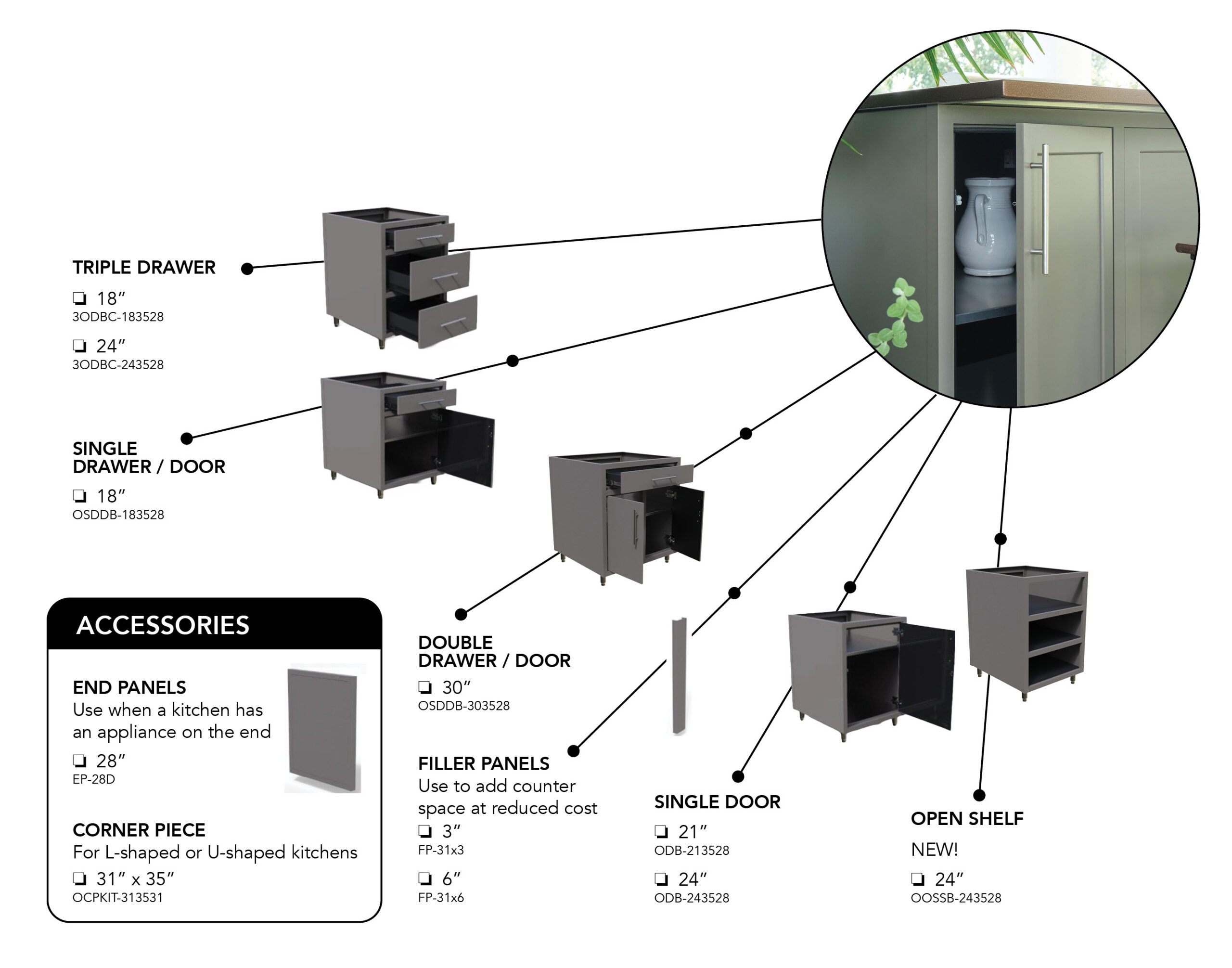 Outdoor Kitchen Storage