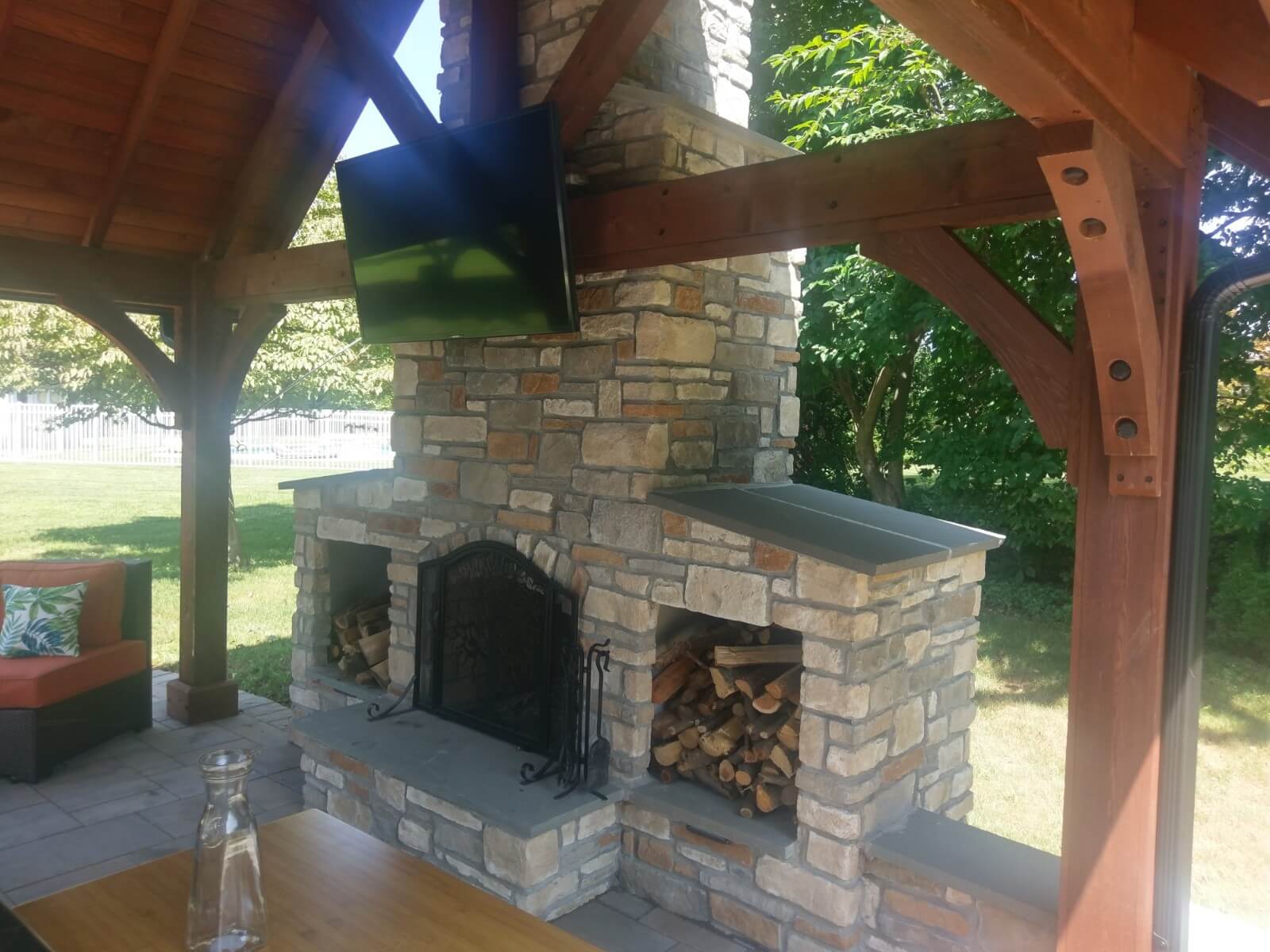 Finished Outdoor Fireplace Kits 2020 Pennsylvania FireFarm Living