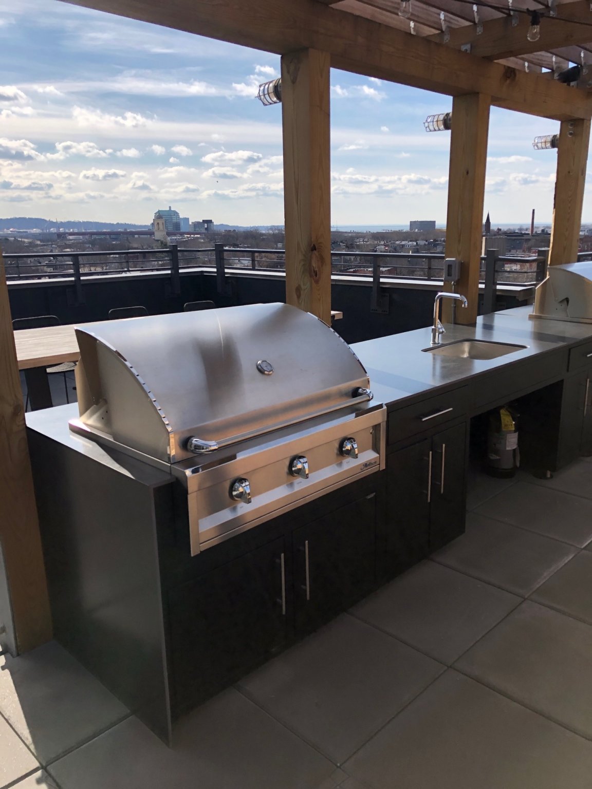 A Rooftop Outdoor Kitchen FireFarm Living