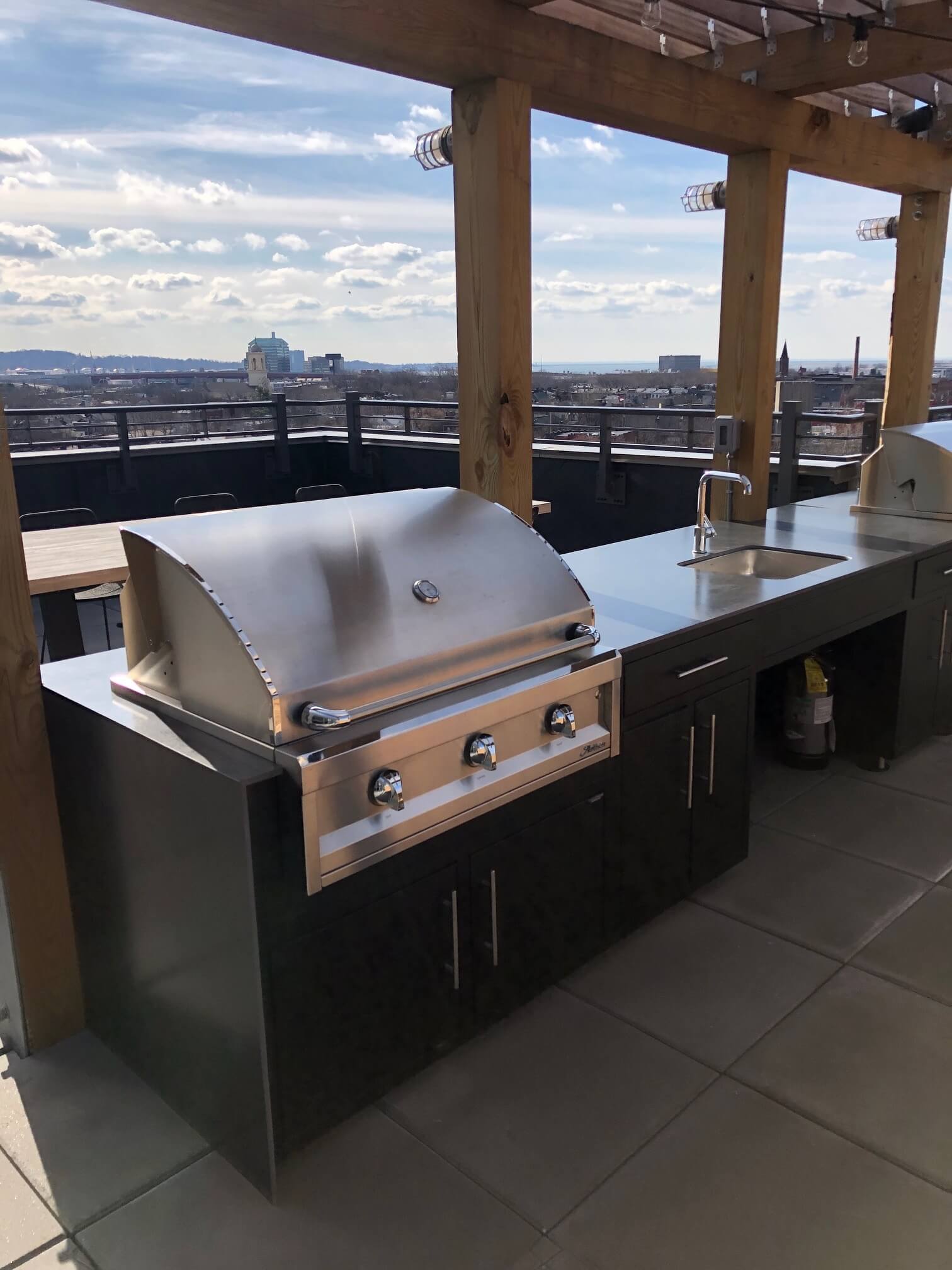 A Rooftop Outdoor Kitchen FireFarm Living