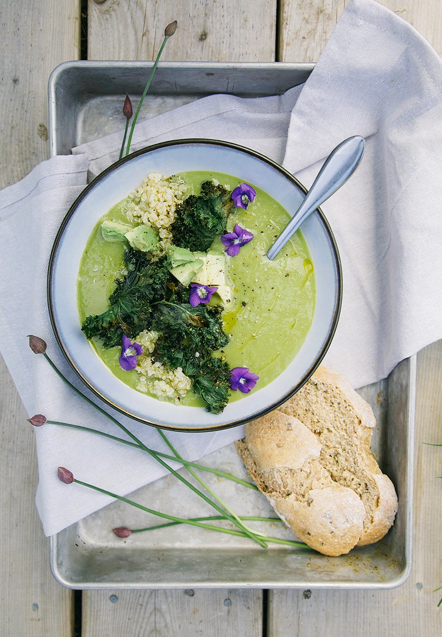 Simple Asparagus and Ramp Soup (vegan) The First Mess
