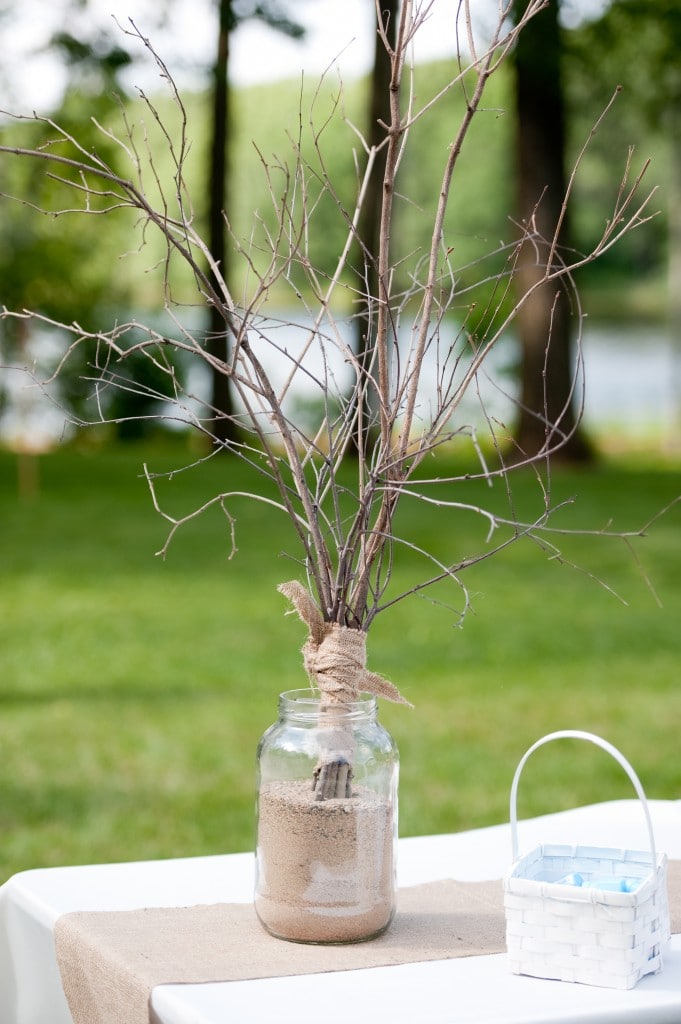 Rustic Wedding Ceremony Decor The First Year