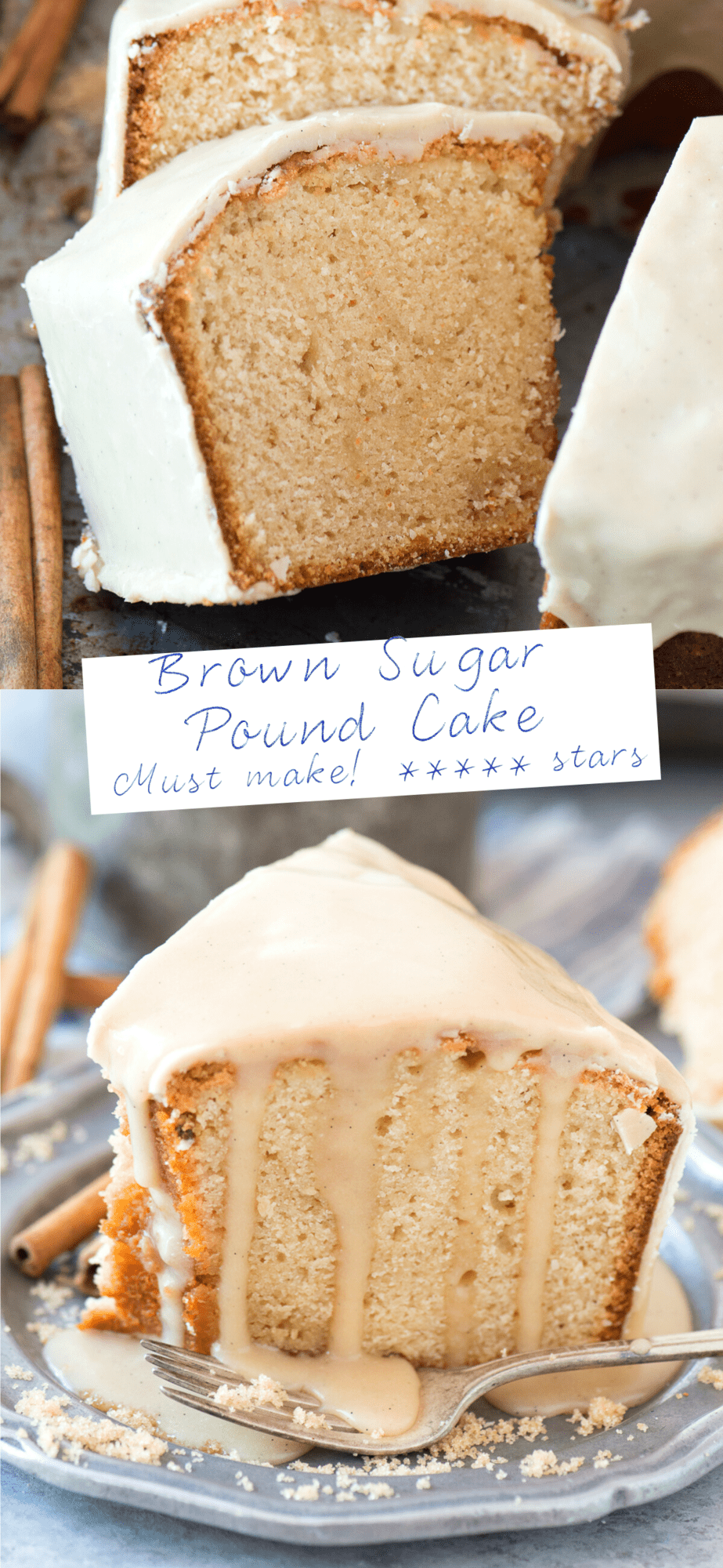 Brown Sugar Pound Cake Family favorite pound cake!