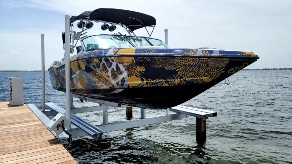 Sunstream® Redefines Boat Lift Technology With The world's Fastest
