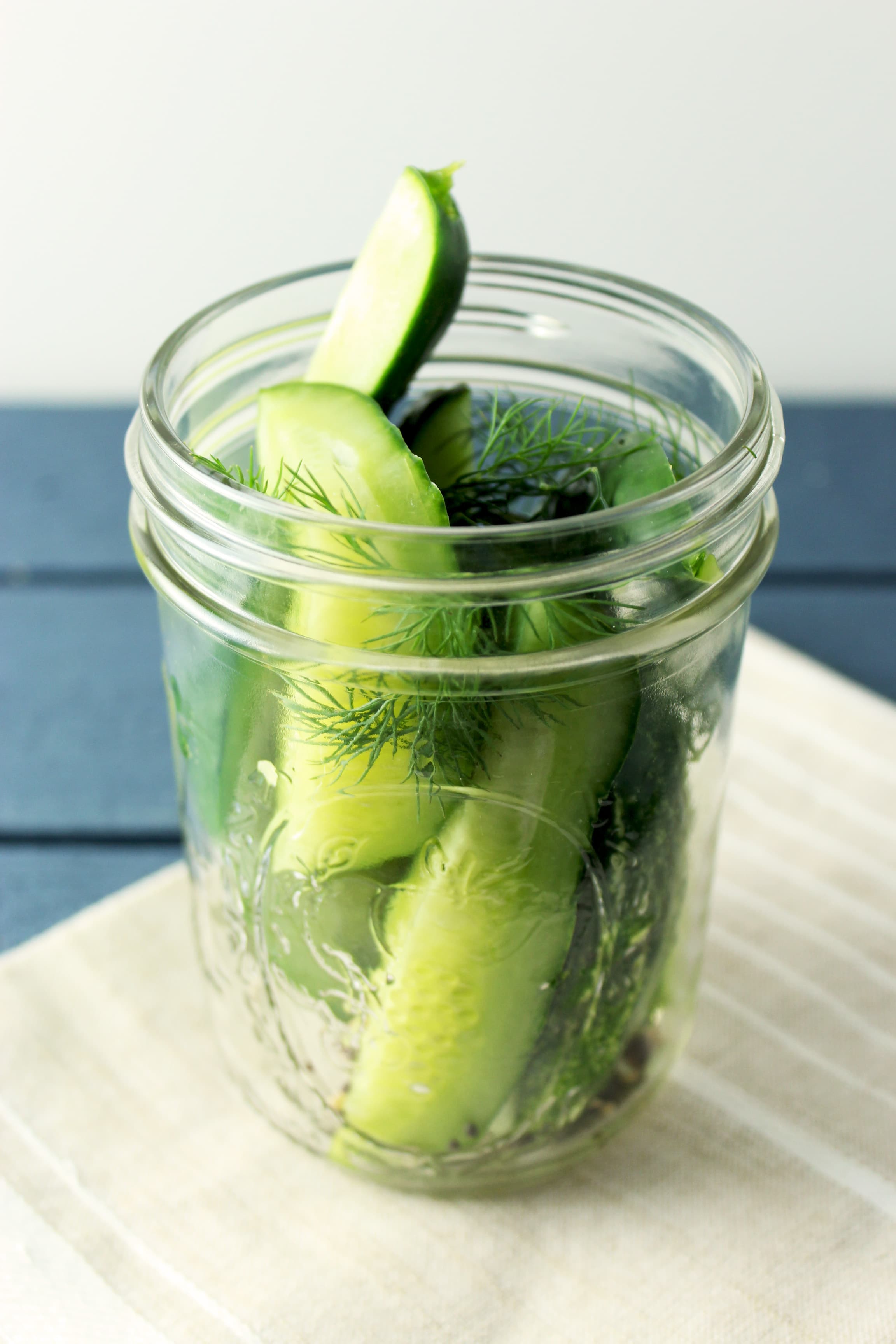 Easy Refrigerator Dill Pickles The Fitchen