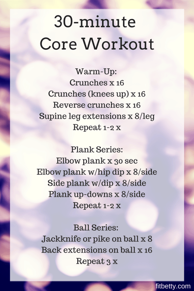 30Minute Complete Core Workout • The Fit Cookie