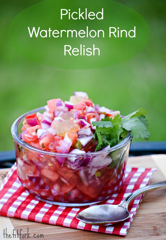 Brisket Tacos with Spicy Watermelon BBQ Sauce and Pickled Rind Relish 