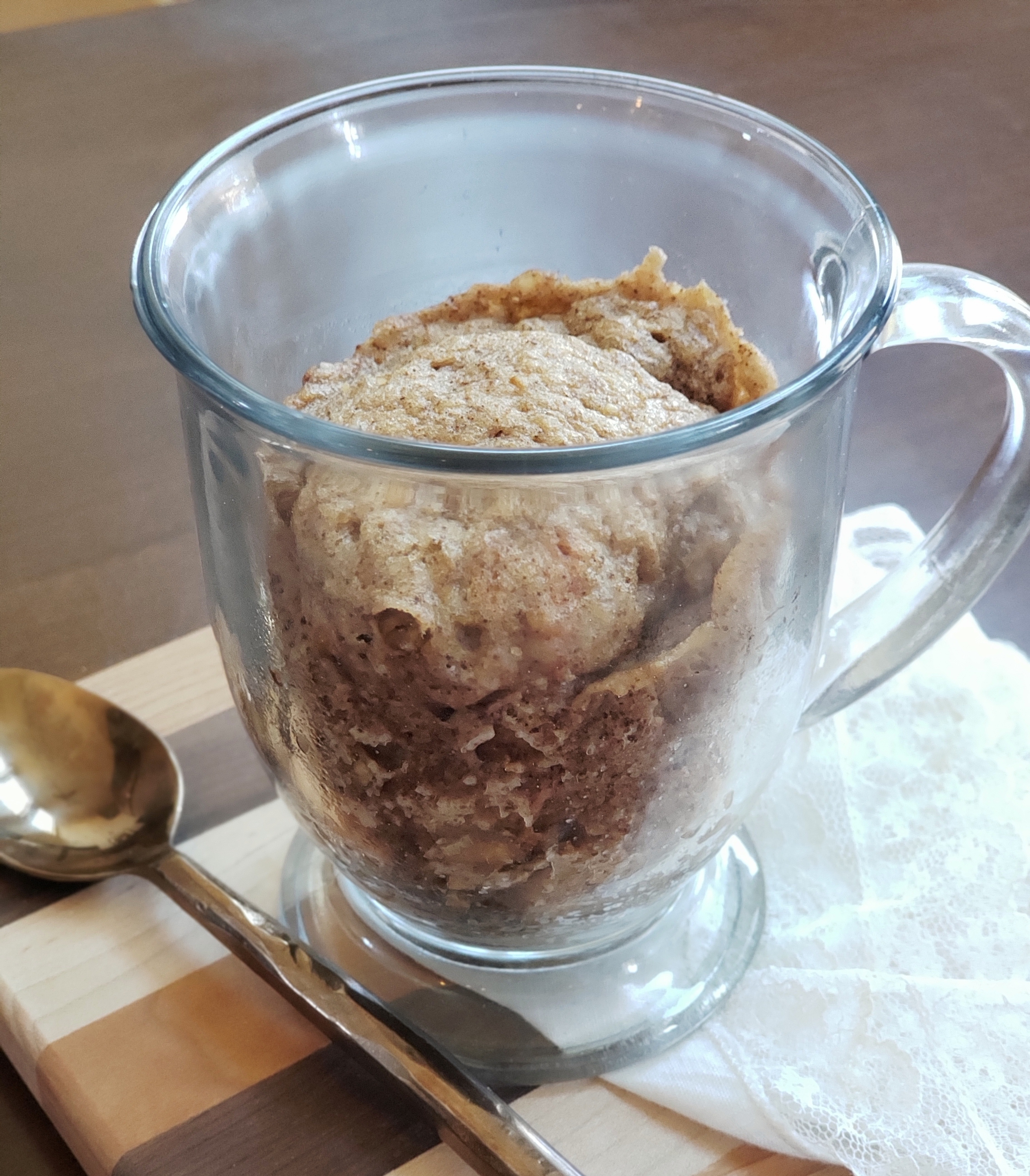 Low Carb Peanut Butter Mug Cake 3 Ingredients!