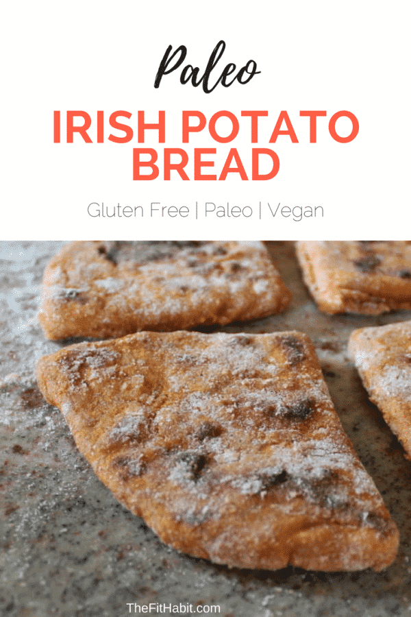 Gluten Free Irish Potato Bread / Paleo / Vegan