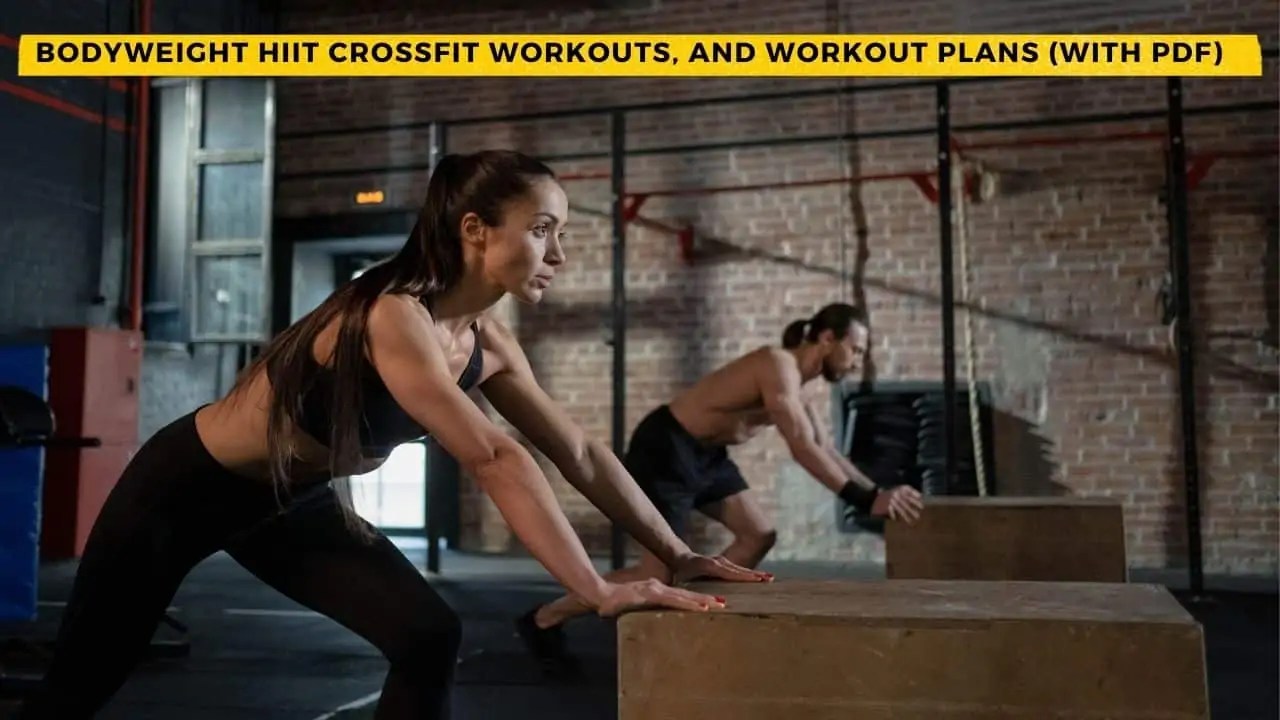 HIIT CrossFit Workouts and Workout Plan w/PDF
