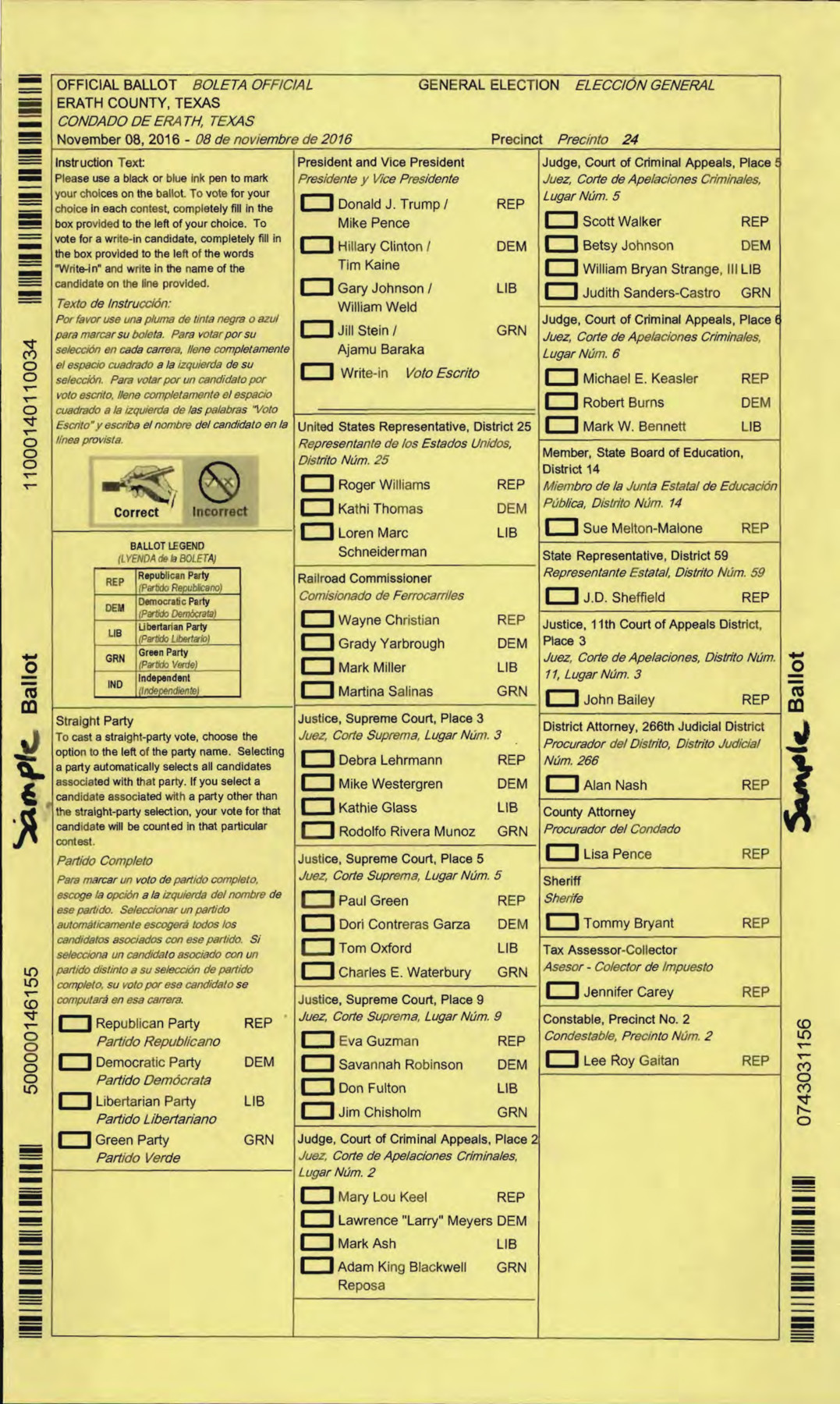 Early voting starts Monday The Flash Today Erath County