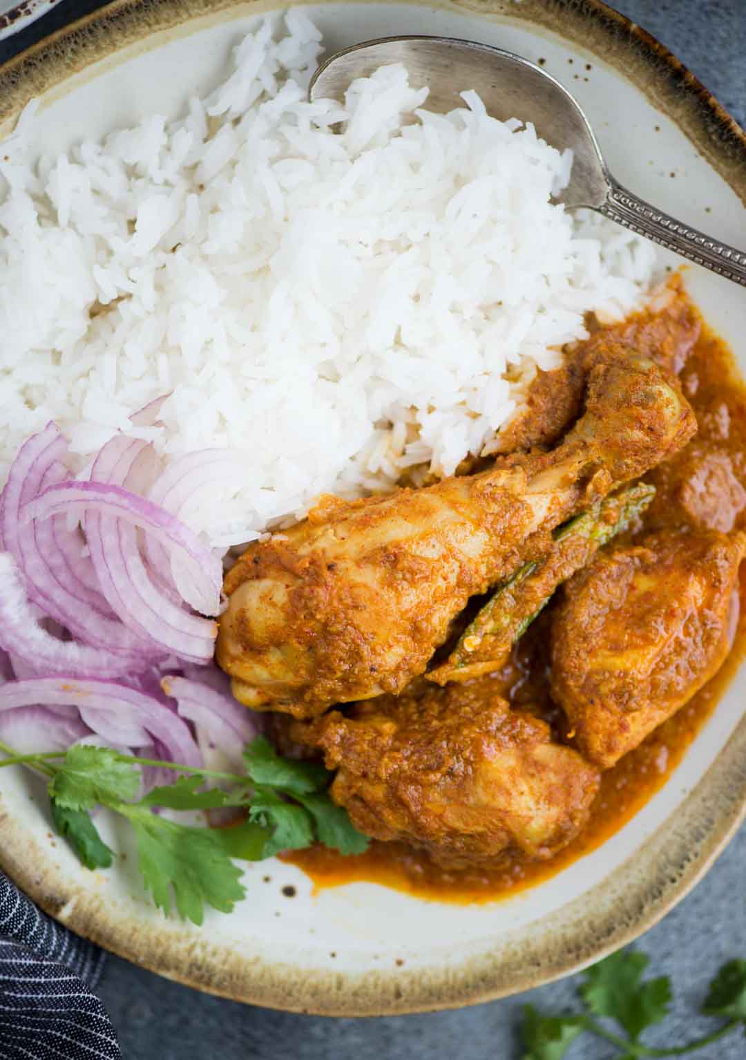 ZeroOil Chicken Curry Recipe The Flavours of Kitchen