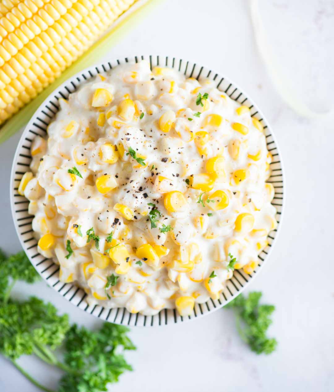 Easy Creamed Corn Recipe The Flavours of Kitchen