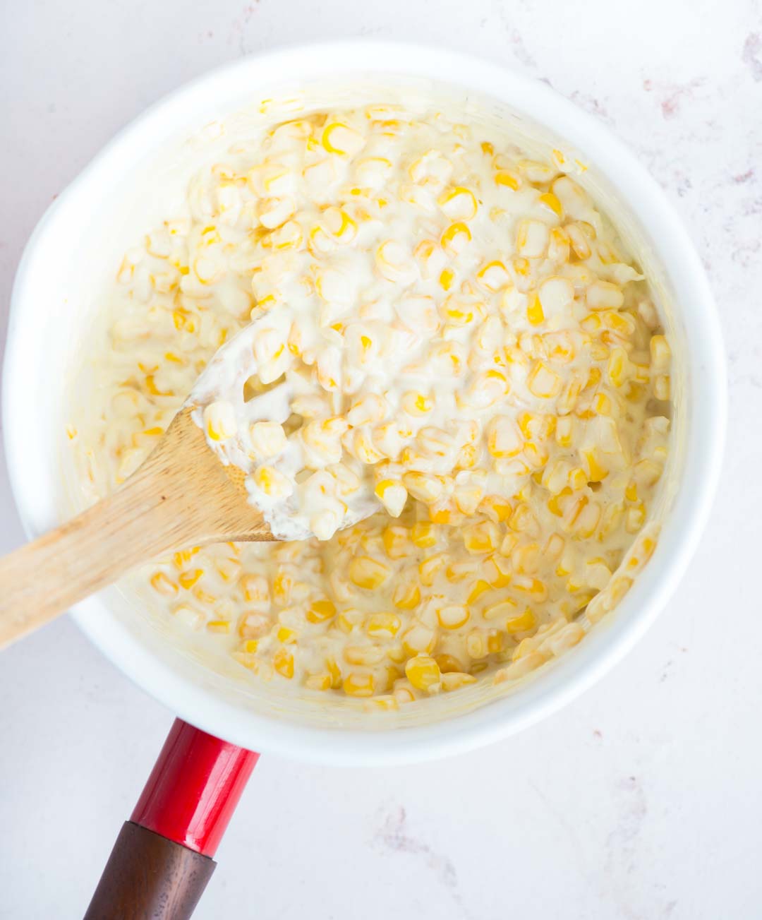 Easy Creamed Corn Recipe The Flavours of Kitchen