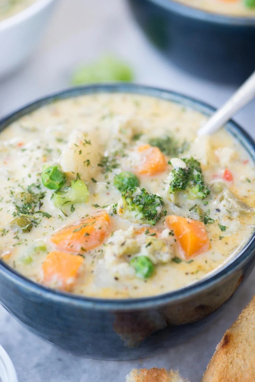 Instant Pot Creamy Vegetable Soup The flavours of kitchen