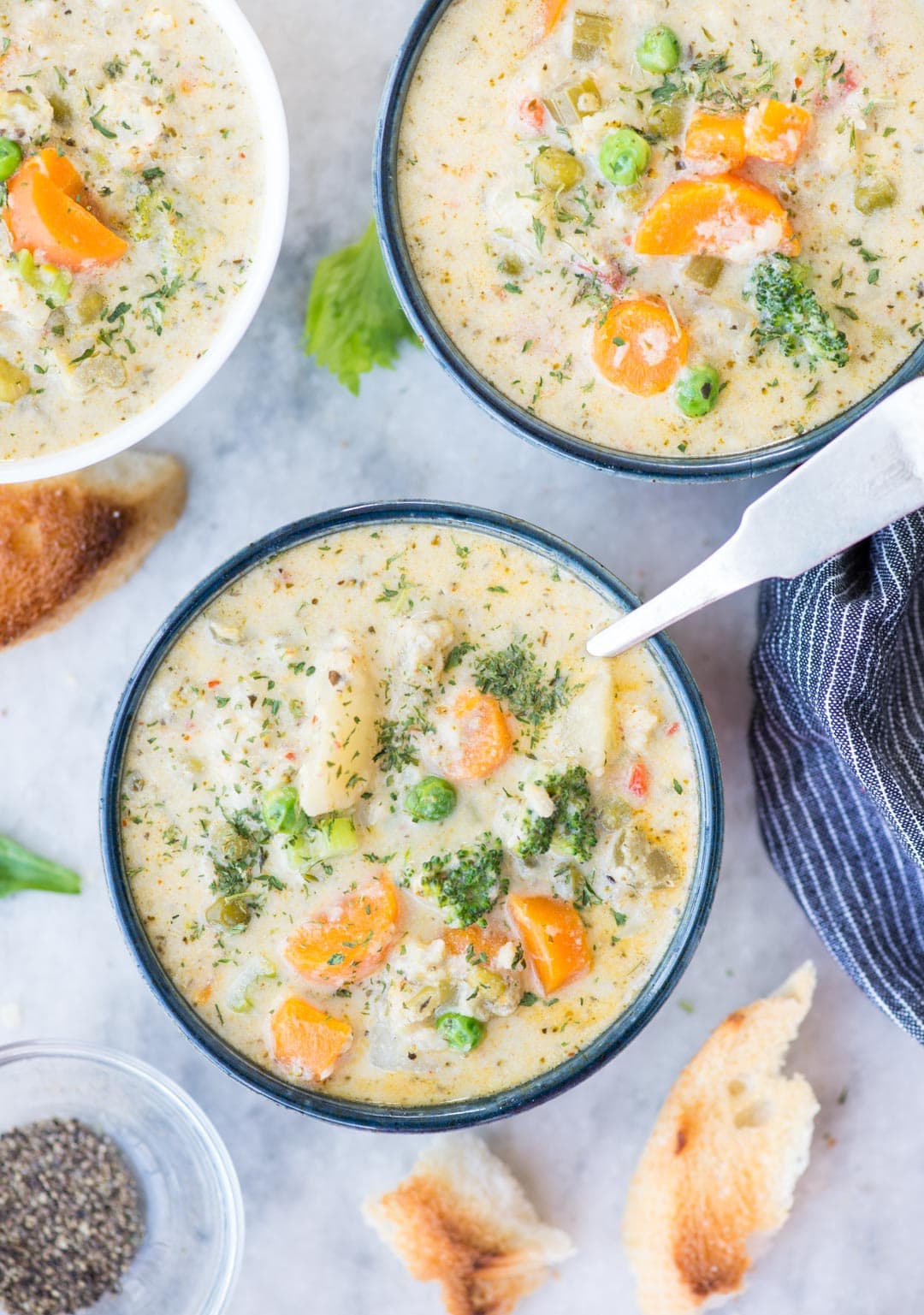 Instant Pot Creamy Vegetable Soup The flavours of kitchen