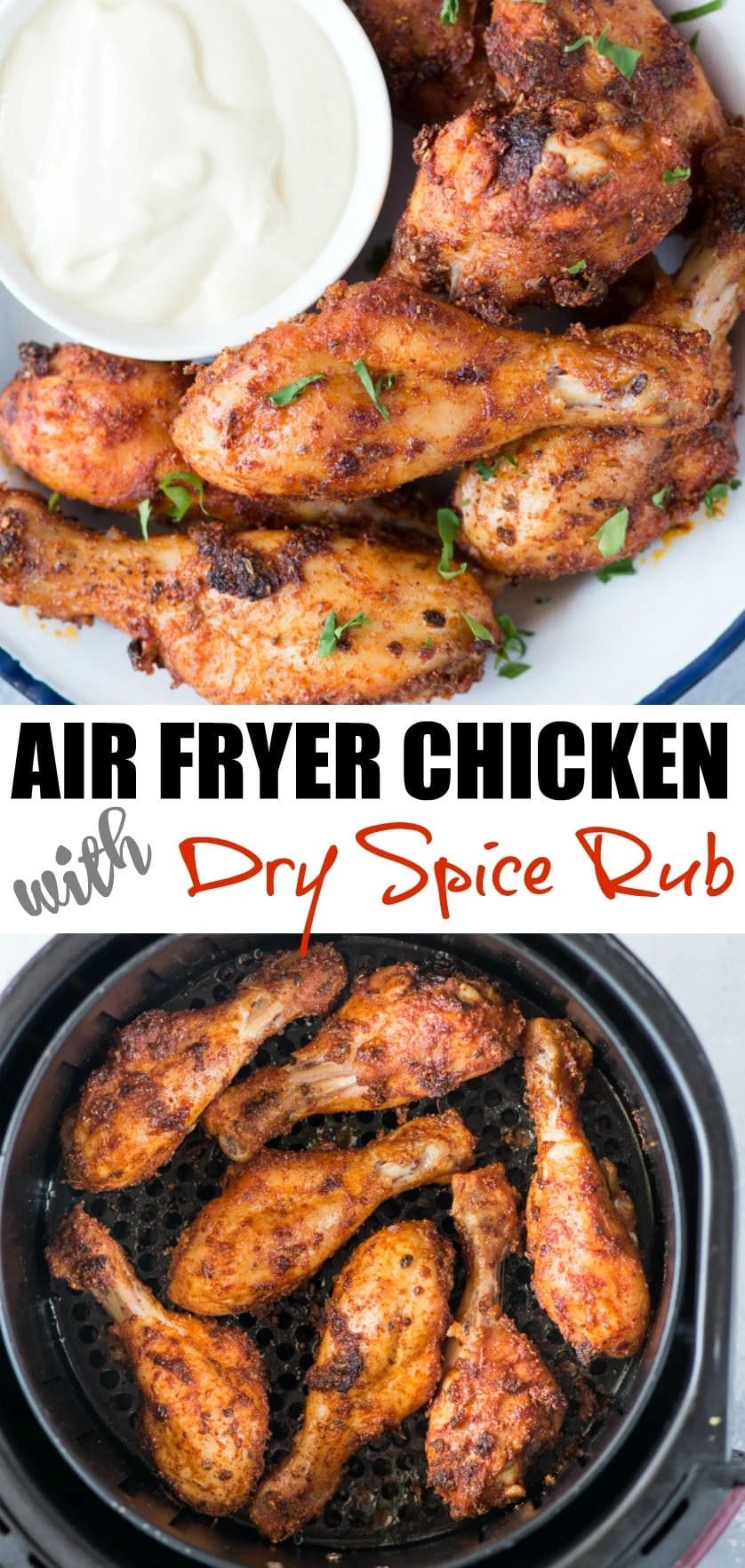 DRY RUBBED AIR FRYER CHICKEN The flavours of kitchen