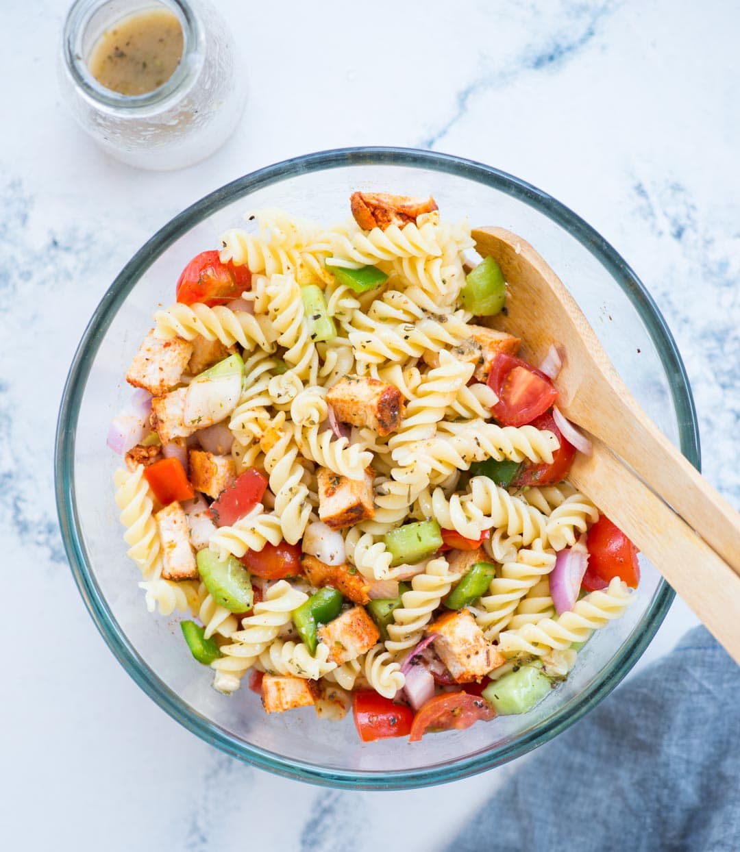 Chicken Pasta Salad With LemonHerb Dressing