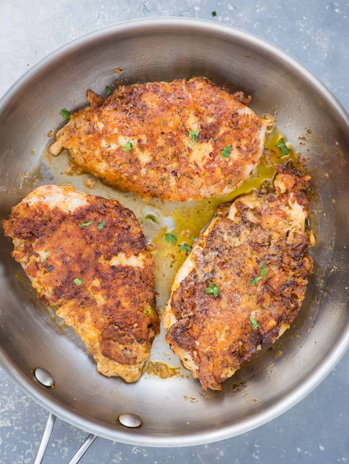 Parmesan Crusted Chicken The flavours of kitchen