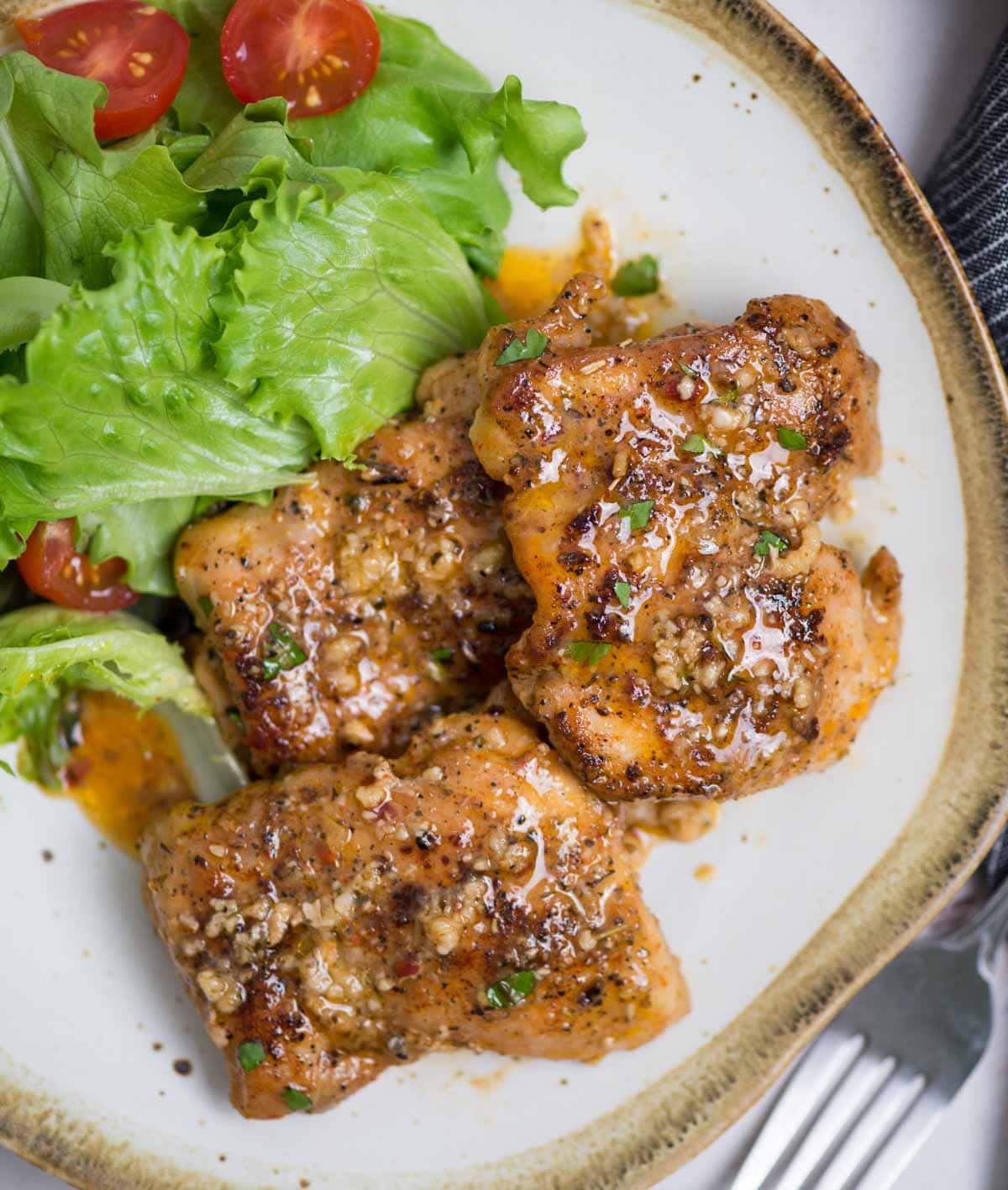 Garlic Butter Chicken Thighs The flavours of kitchen