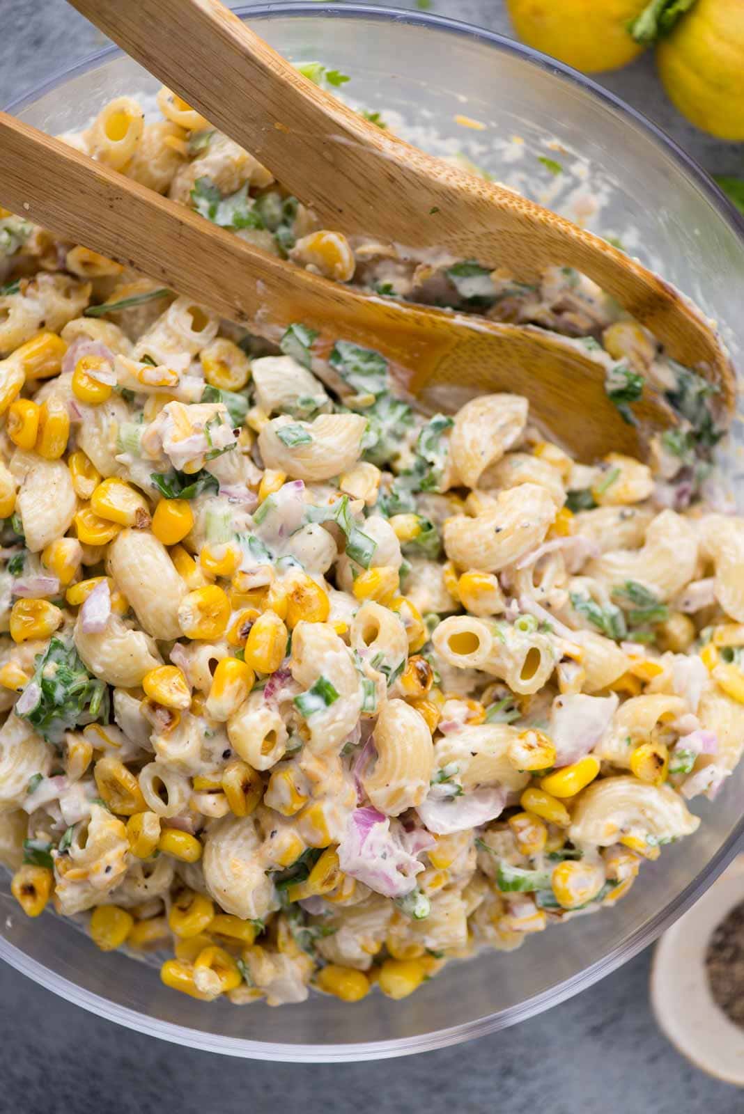 Roasted Corn Pasta Salad The flavours of kitchen