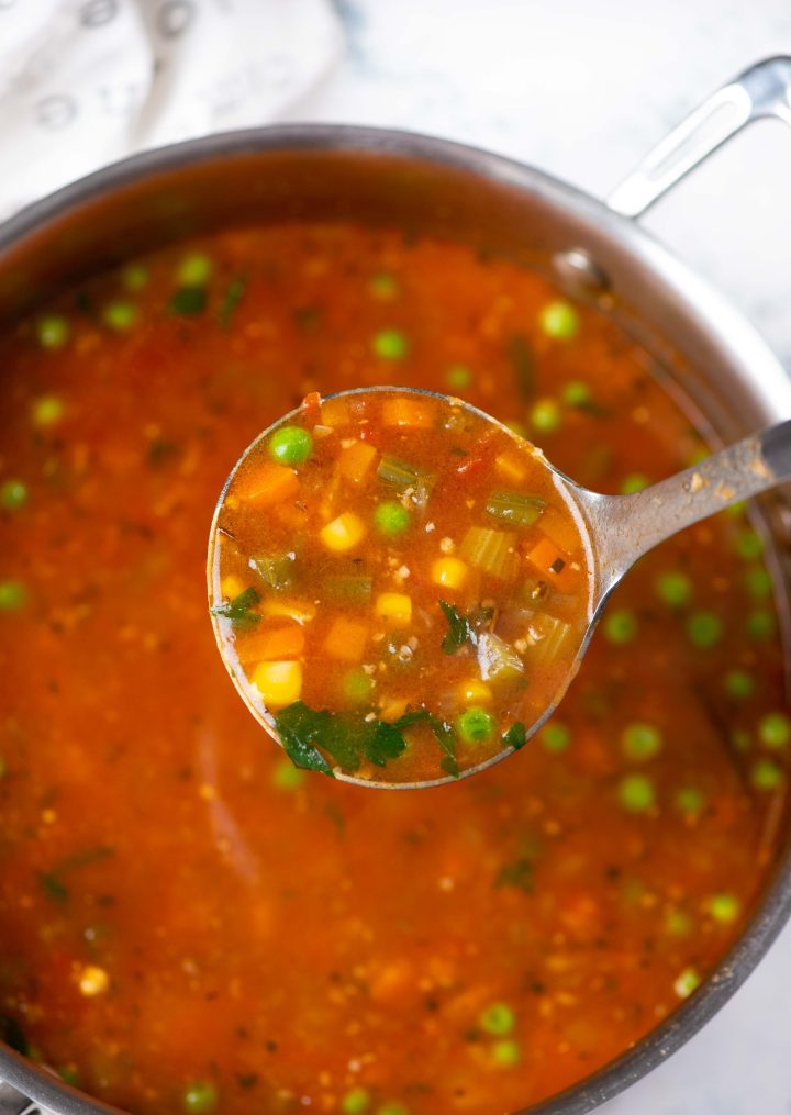 Healthy Vegetable Soup The flavours of kitchen