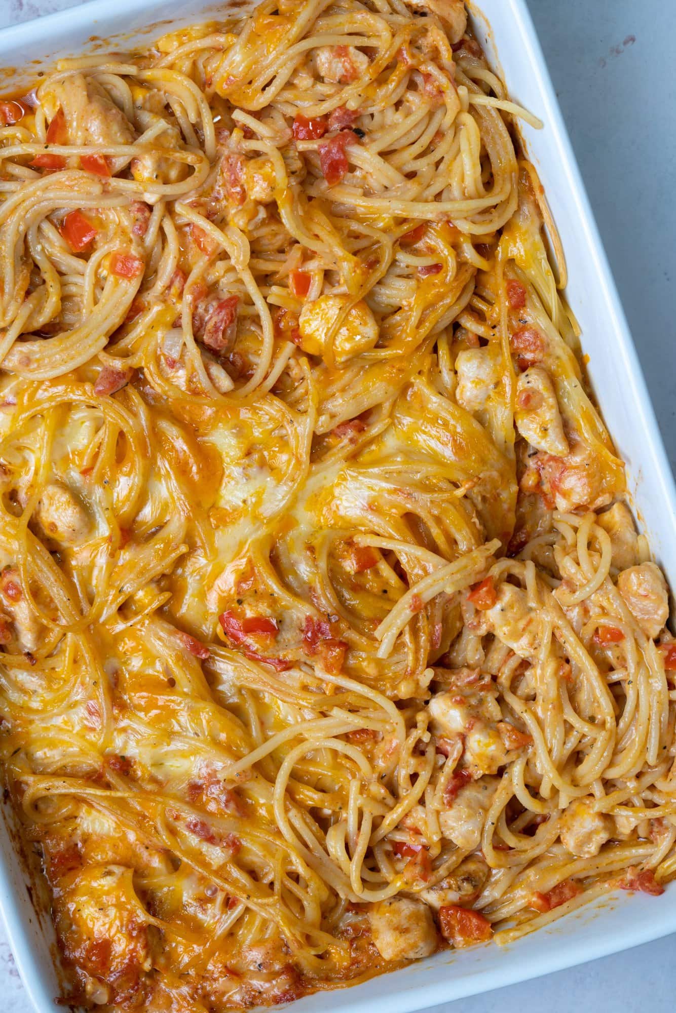 Chicken Spaghetti Bake The flavours of kitchen