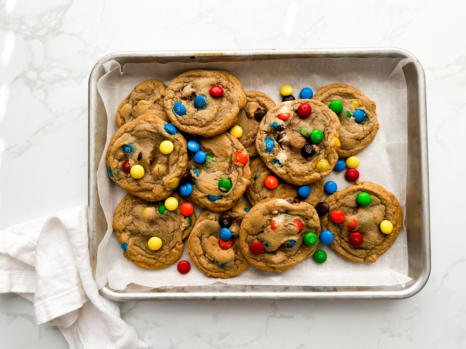 Soft Chewy M&M Cookies The Flexible Chef